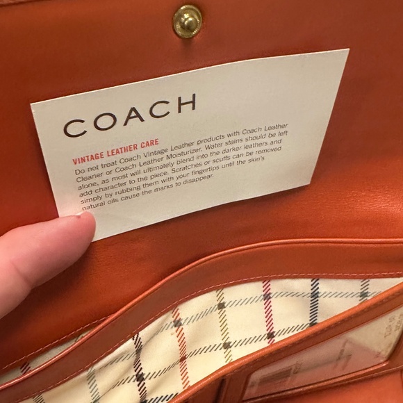 NEW old stock Coach ERGO trifold women's wallet w/removable check book insert - Picture 8 of 13